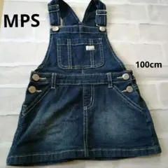MPS デニム サロペット ジャンパースカート 100cm デニムサロペット