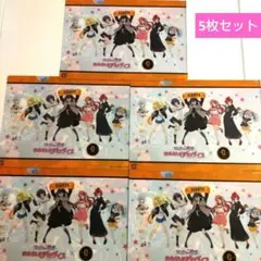 5枚 ゾンビランドサガ　ジャイアンツ　コラボクリアファイル a002
