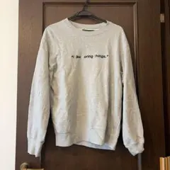 Lサイズ　メンズ　スウェット　UNIQLO ユニクロUT グレー クルーネック