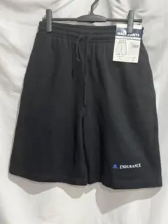 新品タグ付き ENDURANCE ハーフパンツ 黒 L