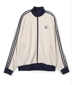 adidas originals トラックジャケット　ワッフル　アイボリー