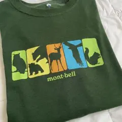 【150cm】mont-bell ダークグリーン Tシャツ