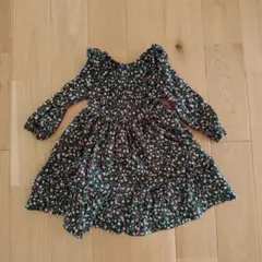 花柄フリルワンピース 100cm~　2歳　4T