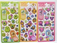 【正規品】たまごっち 平成はっぴーフォン ふらわっち めめっち くちぱっち 3枚