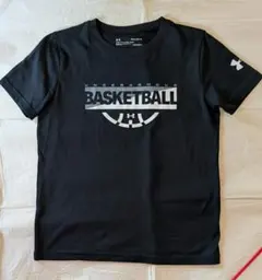 アンダーアーマー Tシャツ YLG 黒 子供服　150cmくらい