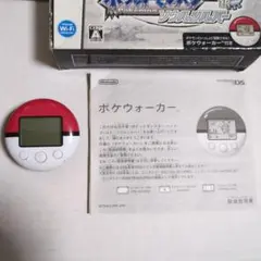 ポケウォーカーと取説のみ　ポケットモンスター ソウルシルバー