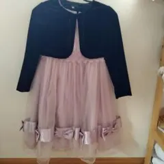 bebe 黒色ボレロ　フォーマルドレス