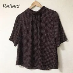 Reflect ジオメトリック柄 ハイネックブラウスのサムネイル