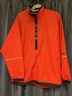 NIKE ナイキ ハーフジップ ナイロンジャケット 赤 90s系　プルオーバー