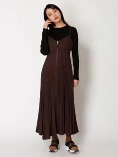 ネップキャミレイヤードワンピース　0サイズ