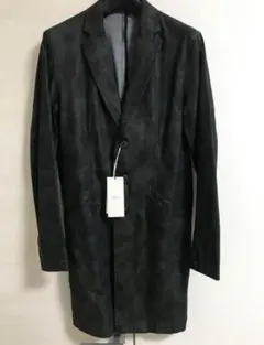 新品 HALB × hym チェスターコート 総柄 サイズM 定価 ¥3.7万