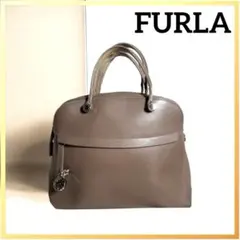 FURLAフルラ✨パイパー ハンドバッグ 2way ブラウン 茶色　グレージュ