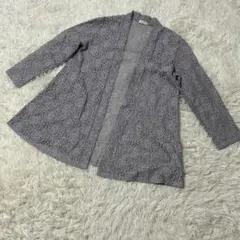 【c5479】✨美品✨SUZURAN カーディガン 長袖　グレー