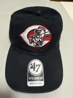 47 CLEAN UP ブラック ベースボールキャップのサムネイル