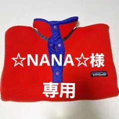 ☆NANA☆様専用　patagonia パタゴニア スナップ 赤 青紫 フリース