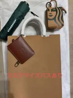 【新品未使用】スタバ 5点まとめ売り バッグ 傘 ケース ポーチ カスタムパス