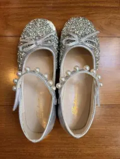 シルバー シューズ フォーマル　23cm