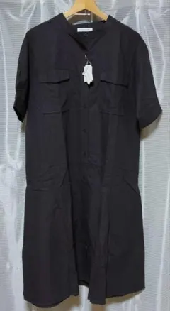 chocol raffine robe●ベルギーリネンブレンド ●ワンピース