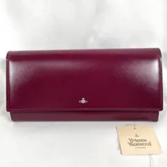 未使用 Vivienne Westwood ヴィヴィアン 長財布 オーブ レザー