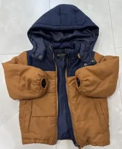 devirock ダウンコート 110サイズ 茶色と紺