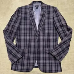 H&M チェック柄 テーラードジャケット Mサイズ