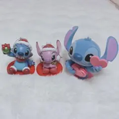 ディズニー クリスマスオーナメント スティッチ　エンジェル　フィギュア