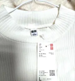 ユニクロ UNIQLO オフホワイトトップス Lサイズ