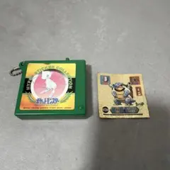 【当時物】最強シール烈伝スーパーDXゴールド カメックスとミュウのシールホルダー