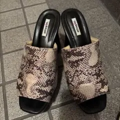 attagirl パイソン柄 厚底サンダルのサムネイル