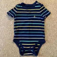 baby GAP ストライプロンパース 6-12ヶ月