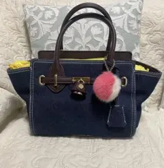 サマンサヴェガ デニム バック ショルダー付き