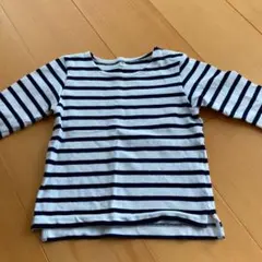 ボーダーカットソー ロンT 無印
