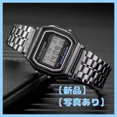 【新品】メンズ腕時計 ブラック スーツ フォーマル 入社式 入学式 カジュアルのサムネイル