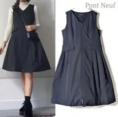 Pont Neuf ブラック Aラインワンピース