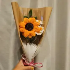 モールフラワー ひまわり 枯れない花束