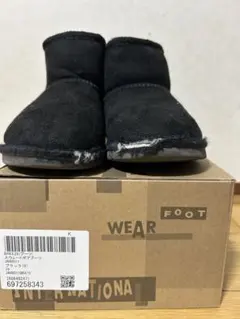 BREEZE ブリーズ 靴 ブーツ スウェードボアブーツ 19センチ ブラック