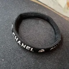 シャネル ブラック CHANEL×CCロゴ ヘアゴム 新品、 비매품