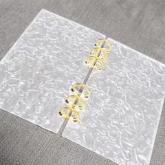 アクリルバインダー 文具 saving 貯金 金リング 透明波板 1ce