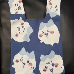 【新品】ちいかわ ニットバッグ ハチワレ　ナガノマーケット