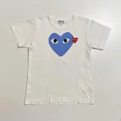 PLAY COMME des GARÇONS 水色ハート 半袖Tシャツ L - メルカリ