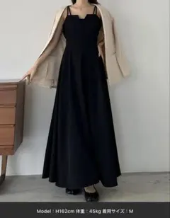 louere デザインキャミワンピース