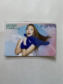 E-girls☆クルクル☆重留真波ＭＣカード☆