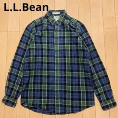 L.L.Bean エルエルビーン　長袖シャツ　ボタンダウン　チェック　Mサイズ