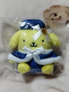 Happyくじ サンリオ ポムポムプリン B賞 ぬいぐるみチャーム