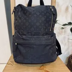 【ラシット】russet デイバッグ　リュックサック　モノグラム　黒紺　A4可