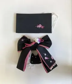 7歳 黒 結び帯 疋田 七五三