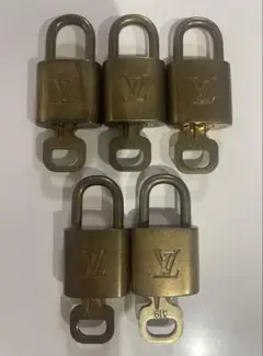 LOUIS VUITTON 南京錠 鍵 キー 5個セット