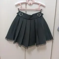 黒とグレーのキッズスカート2枚セット
