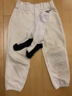 Mizuno 野球 ユニフォーム　ズボン150 膝　尻パッド付き　ガチパンツ