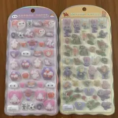 コットンパフィーシール　ディズニー　ズートピア　ベイマックス 2枚セット